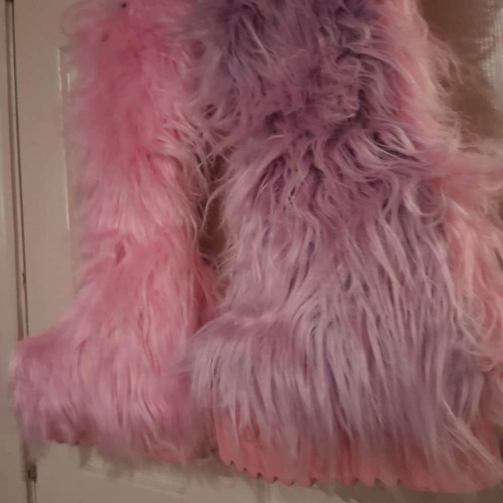 Faux Fur Boots.